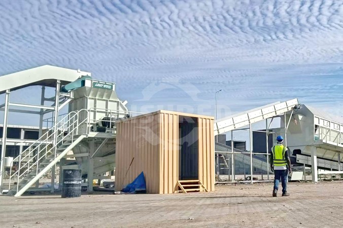 Qərbi Asiyada MSW təkrar emal layihəsi üçün Torba Parçalayıcı