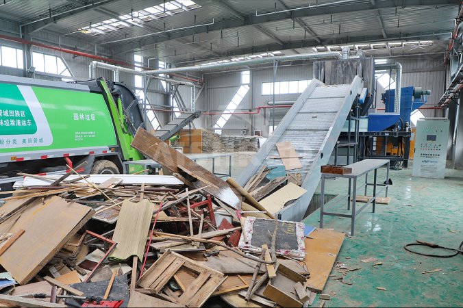 Çinin Zhengzhou şəhərində Taxta Tullantıların Parçalanması Layihəsi